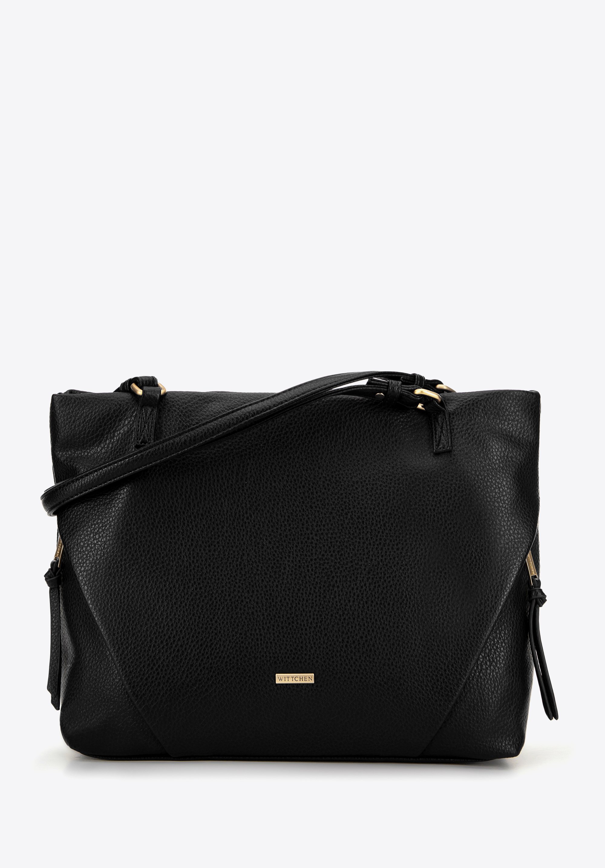 Női kézitáska ,oldal zsebekkel, fekete, 99-4Y-705-9, Fénykép 1