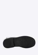 Női műszőrmés velúr csizma, fekete, 97-D-518-1-37, Fénykép 5
