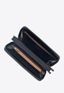 Női pénztárca ökobőrből gyík textúrával, fekete, 95-1Y-590-01, Fénykép 3