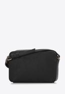 Női saffiano textúrájú műbőr crossbody táska, fekete, 97-4Y-519-F, Fénykép 2