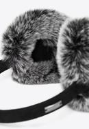 Női téli fülvédő, fekete, 97-HF-018-1, Fénykép 3