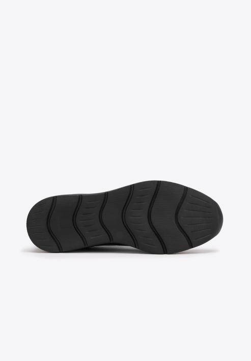 Női velúr cipők lánccal, fekete, 93-D-653-1-39, Fénykép 6