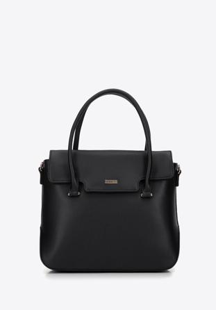 Ökobőr női táska, fekete, 97-4Y-600-1, Fénykép 1