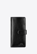 Közepes méretű női bőr pénztárca, fekete, 21-1-028-10, Fénykép 1