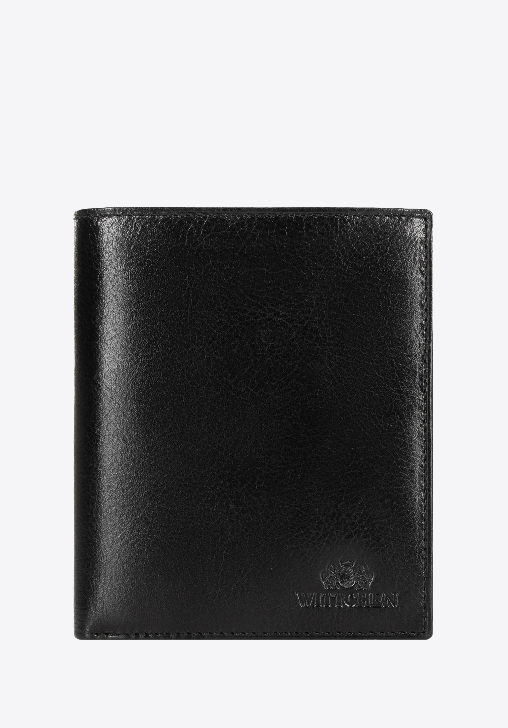 Férfi nagyméretű klasszikus bőr pénztárca, fekete, 21-1-221-L10, Fénykép 1