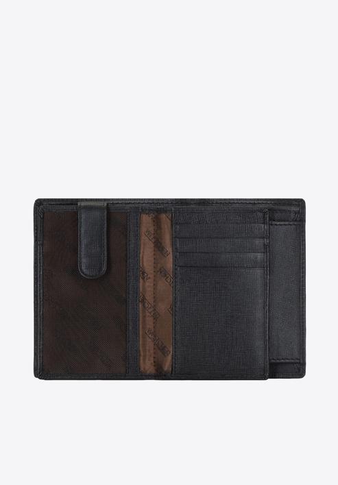 Fekete pénztárca a Saffiano kollekcióból, fekete, 14-1S-921-1, Fénykép 3