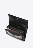 Monogramos lakkbőr női pénztárca, fekete, 34-1-052-000, Fénykép 3