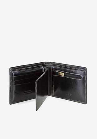 Férfi bőr pénztárca, fekete, 14-1-117-L1, Fénykép 1