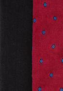 Férfi zokniszett - 2 pár zokni, fekete piros, 95-SM-005-X1-43/45, Fénykép 4