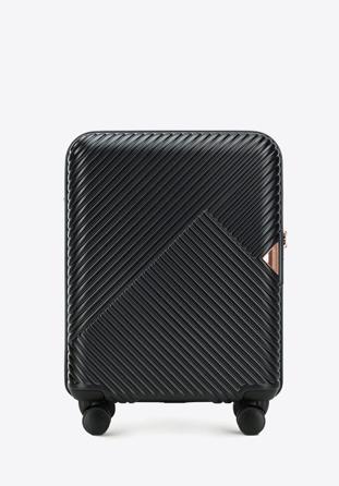 Polikarbonát kabin bőrönd, fekete, 56-3P-841-10, Fénykép 1