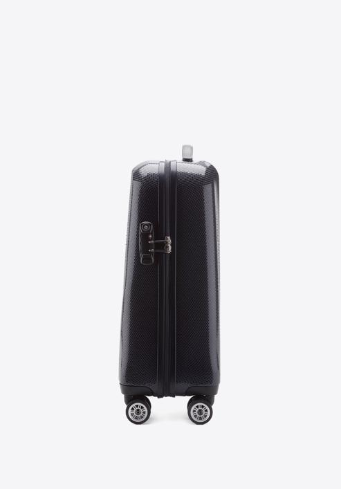 Polikarbonát kabin bőrönd, fekete, 56-3P-571-35, Fénykép 2