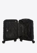 Polikarbonát kabin bőrönd, fekete, 56-3P-981-91, Fénykép 5