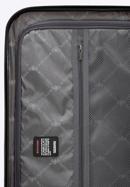 Polikarbonát kabinbőrönd függőleges barázdákkal, fekete, 56-3P-711-85, Fénykép 9
