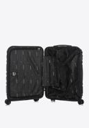 Polikarbonát közepes bőrönd, fekete, 56-3P-982-11, Fénykép 5