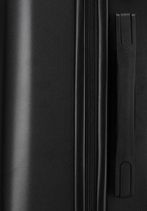 Polikarbonát közepes méretű bőrönd, fekete, 56-3P-112-35, Fénykép 11