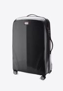 Polikarbonát nagy bőrönd, fekete, 56-3P-573-90, Fénykép 4