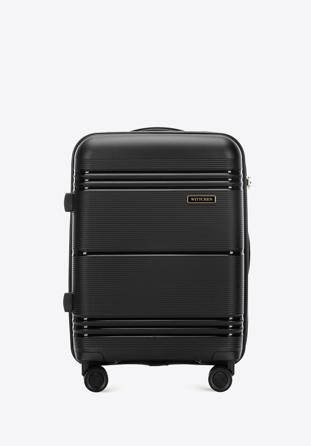 Polipropilén kabinbőrönd, fekete, 56-3T-141-10, Fénykép 1