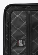 Közepes bőrönd polipropilénből fényes csíkokkal, fekete, 56-3T-162-10, Fénykép 8