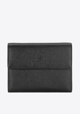 Saffiano bőrből készült női pénztárca, fekete, 14-1S-044-1, Fénykép 1