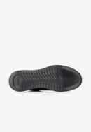 Férfi sneakers nubuk bőrből vastag talppal, fekete-sötétkék, 92-M-913-7-39, Fénykép 7