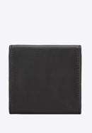 Négyzet alakú bőr pénztárca, fekete-sötétkék, 26-1-433-19, Fénykép 5