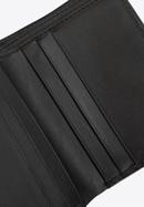 Uniszex bőr pénztárca, fekete-sötétkék, 26-1-434-19, Fénykép 5