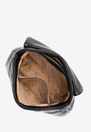 Steppelt műbőr táska láncos pánttal, fekete, 97-4Y-619-P, Fénykép 3