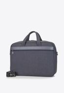 Férfi 15,6" laptop táska panellel ecobőrből, fekete-szürke, 92-3P-505-8, Fénykép 2
