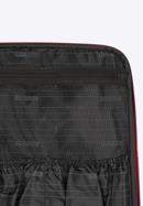 Kabinbőrönd színes cipzárral puha anyagból, fekete-szürke, 56-3S-501-31, Fénykép 9
