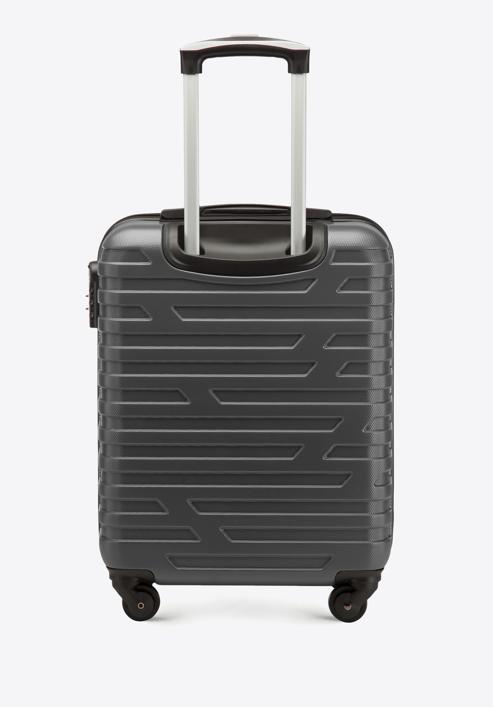 ABS Kabinbőrönd, fekete-szürke, 56-3A-391-75, Fénykép 3