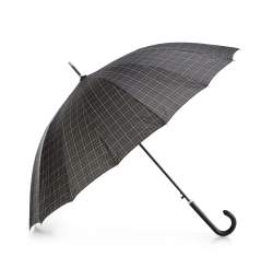 Nagy átmérőjű, félautomata esernyő, fekete-szürke, PA-7-151-11, Fénykép 1