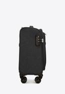 Puha bőrönd színes cipzárral, fekete-szürke, 56-3S-505-91, Fénykép 2