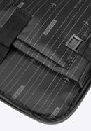 Puha bőrönd színes cipzárral, fekete-szürke, 56-3S-505-91, Fénykép 9