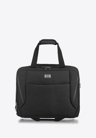Üzleti táska kerekekkel, fekete-szürke, 56-3S-508-10, Fénykép 1