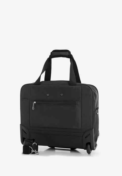 Üzleti táska kerekekkel, fekete-szürke, 56-3S-508-10, Fénykép 2