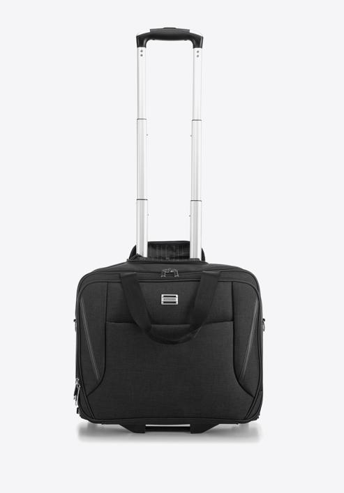 Üzleti táska kerekekkel, fekete-szürke, 56-3S-508-10, Fénykép 3