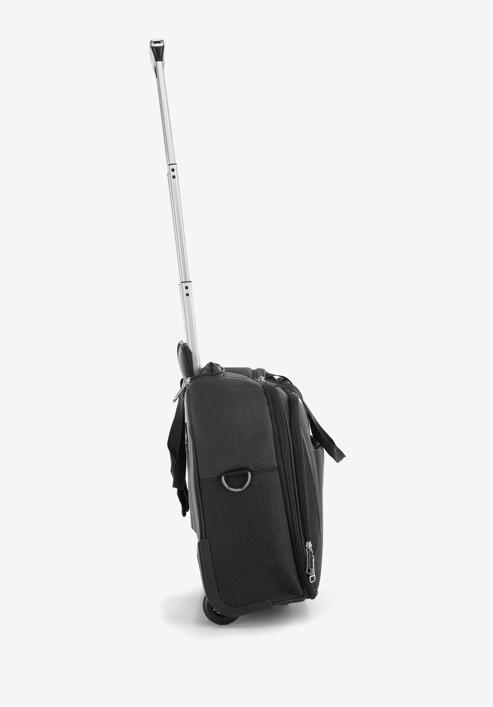 Üzleti táska kerekekkel, fekete-szürke, 56-3S-508-10, Fénykép 5