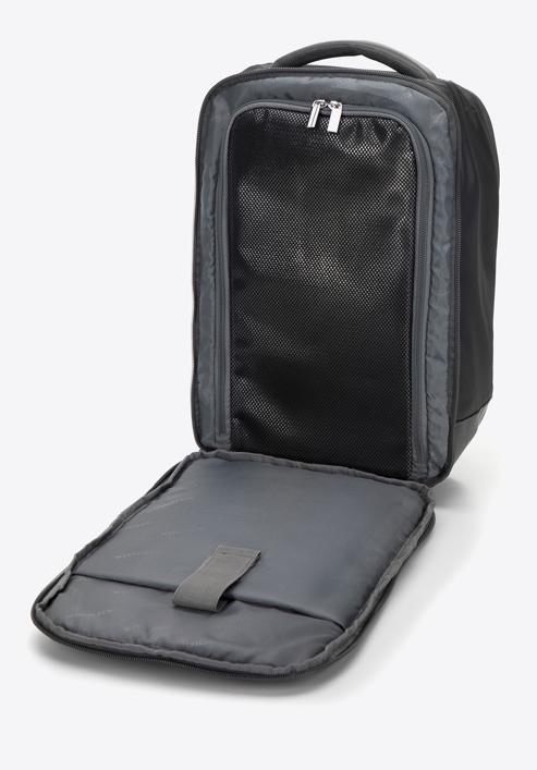 Utazó hátizsák több funkciós, fekete-szürke, 56-3S-706-00, Fénykép 4