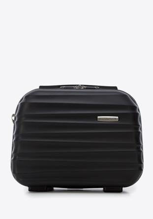 ABS bordázott utazó neszeszer táska, fekete, 56-3A-314-11, Fénykép 1