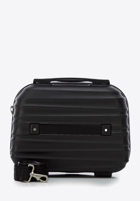 ABS bordázott utazó neszeszer táska, fekete, 56-3A-314-31, Fénykép 3