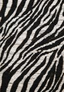 Zebramintás női bevásárlótáska, fekete, 98-4Y-007-X2, Fénykép 6