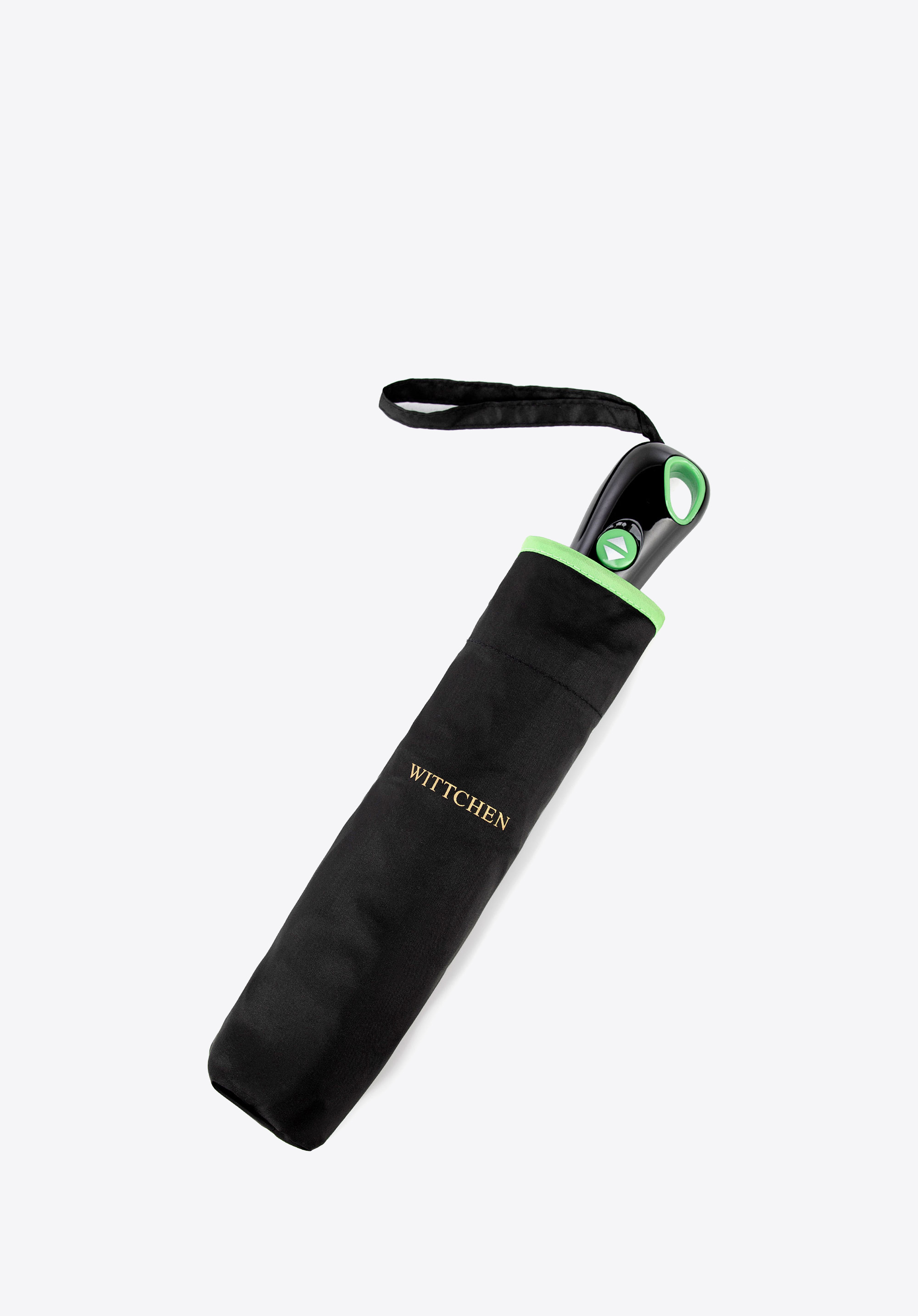 Automata esernyő egyedi fogantyúval, fekete zöld, PA-7-900-1L, Fénykép 1