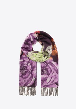 Dámský šátek, fialovo-zelená, 97-7F-X11-X2, Obrázek 1