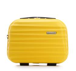 Geantă de cosmetice de călătorie din ABS cu coaste, galben, 56-3A-314-50, Fotografie 1