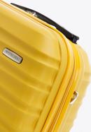 Geantă de cosmetice de călătorie din ABS cu coaste, galben, 56-3A-314-11, Fotografie 4