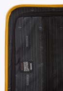 Set valize din ABS, cu dungi orizontale, galben, 56-3A-31S-70, Fotografie 9