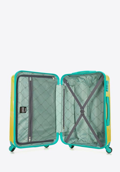 Set valize din ABS cu imprimeu, galben, 56-3A-64K-35, Fotografie 6