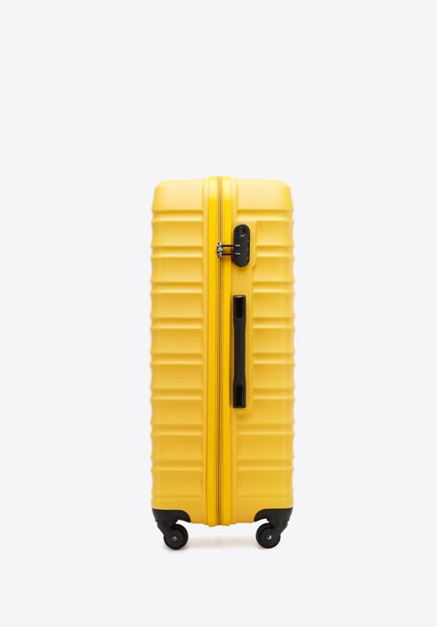 Valiză mare din ABS cu striații, galben, 56-3A-313-35, Fotografie 2