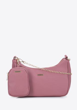 DAMENTASCHE MIT ABNEHMBARER MINI-TASCHE, gedämpftes rosa, 92-4Y-314-P, Bild 1