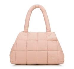 groÃŸe gesteppte Shopper-Tasche, gedÃ¤mpftes rosa, 91-4Y-305-P, Bild 1